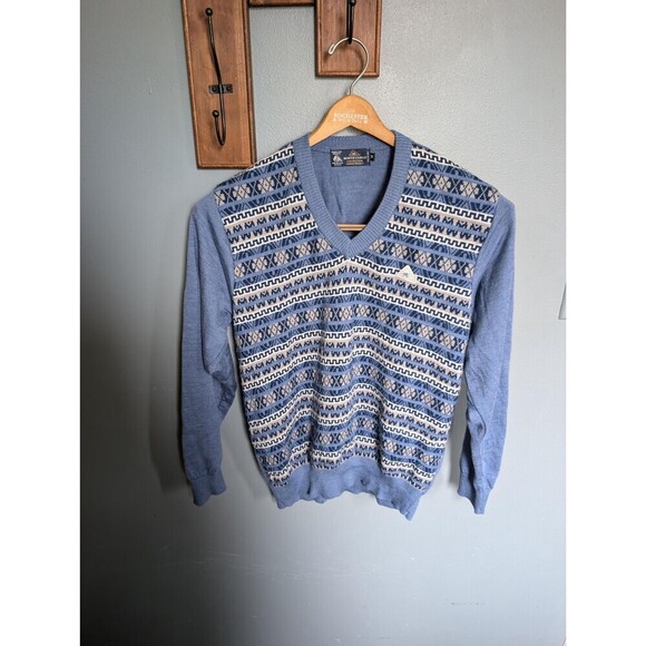 Vintage Monte Carlo Lightweight Wool Sweater, 80s Fashion, Unisex Sweater - Picture 1 of 9